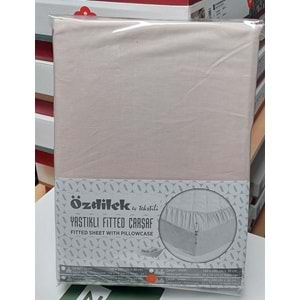 Özdilek Colourist Fitted Lastikli Tek Kişilik Çarşaf Seti (100x200)-Sütlü Kahve