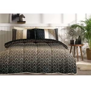 Özdilek Ranforce Çift Kişilik Uyku Seti-Noche Siyah