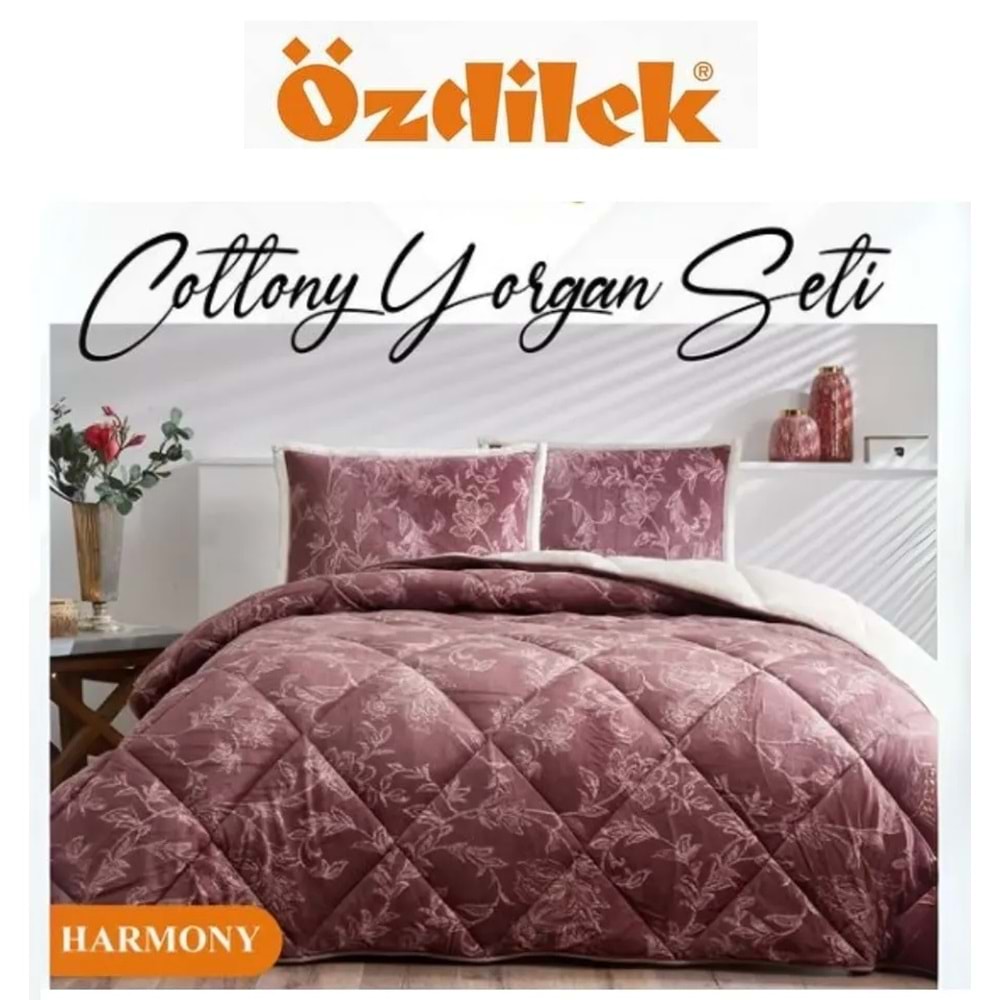 Özdilek Cottony Yorgan Seti Çift Kişilik (220x240)-Harmony