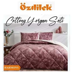 Özdilek Cottony Yorgan Seti Çift Kişilik (220x240)-Harmony