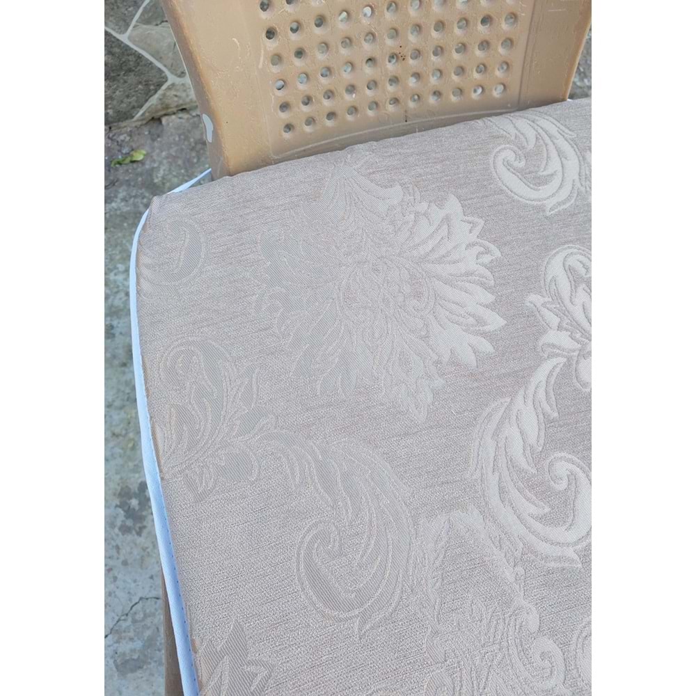 1 Adet Klasik Tek Alt Sandalye Minderi (Kalınlık 3,5cm)-Milenyum S.Kahve