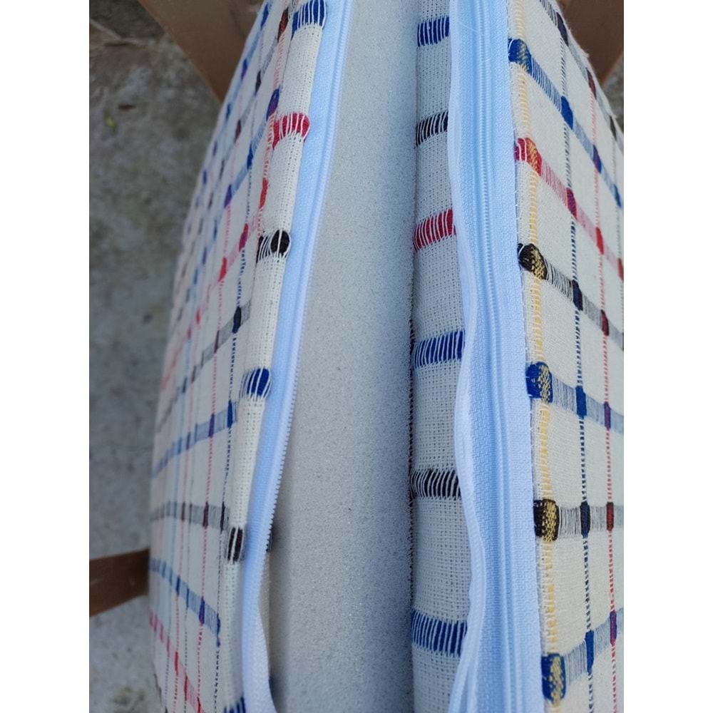 1 Adet Buldan Arkalıklı Sandalye Minderi, Midi Boy (Kalınlık 3,5cm)-Karışık Renkli