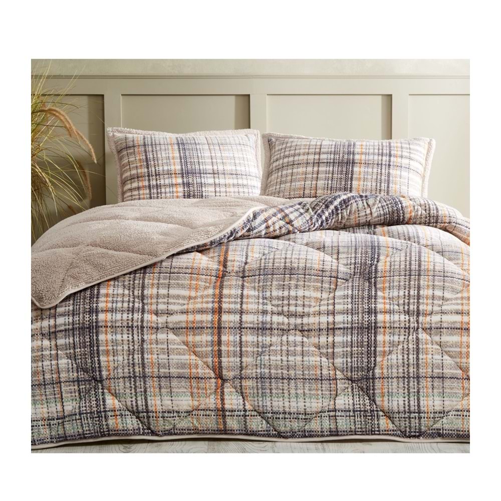 Özdilek Cottony Yorgan Seti Tek Kişilik (160x240)-Arancia