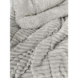 Cotton Box Wave Tek Kişilik Yorgan Gri 155x215 cm