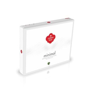 Cotton Box Rnf Minimal Çift Kişilik Nevresim Takımı Lastikli Çarşaf Best Pembe