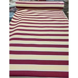 Balkon Perdesi Branda Kumaşı Metrelik (En 240cm)-Bordo Krem