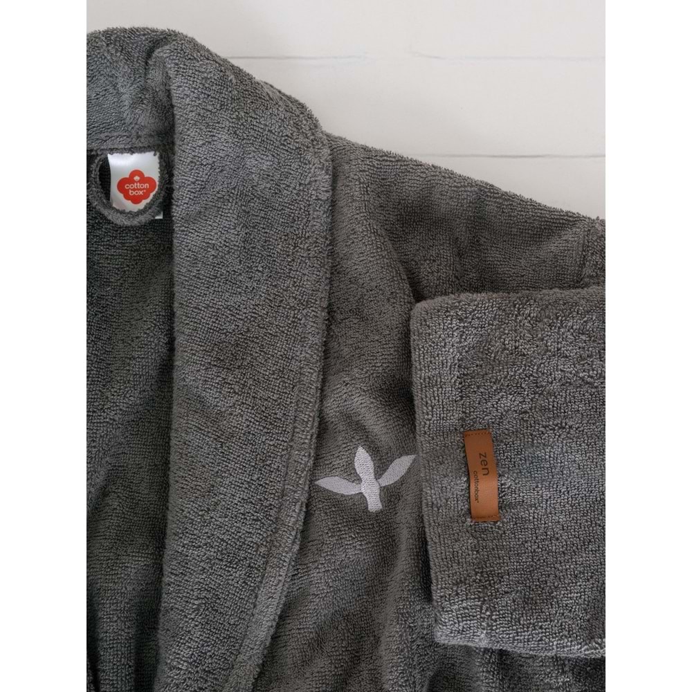 Cotton box Tek Bornoz Wellness Forest s/m Antrasit