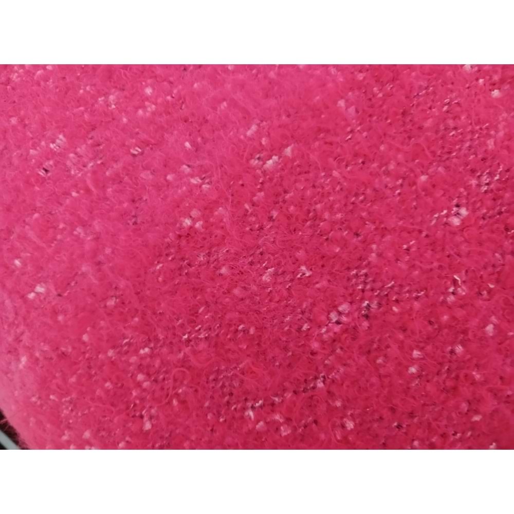 Tavşan Tüyü El Dokuma Yumuşak Dokulu Tek Kişilik Yatak Örtüsü (160x240)-Pembe