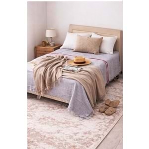 Romanza El Dokuma Tek Kişilik Yatak Örtüsü 160*260 Gri