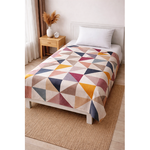 Amazon Ev Pamuk Dokuma Tek Kişilik Pike 160*240 Cm pramit Kırmızı A2