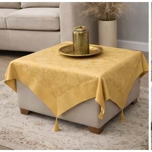 Mandaş Milanyum Koltuk Şalı 170*170 Gold