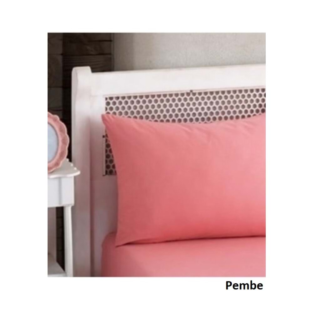 Weekend Home Düz Renk 2li Ranforce %100 Pamuk Yastık Kılıfı (50x70)-Asorti