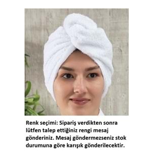 3 Adet Gold Kulcu Pamuk Dokuma Havlu Saç Bonesi