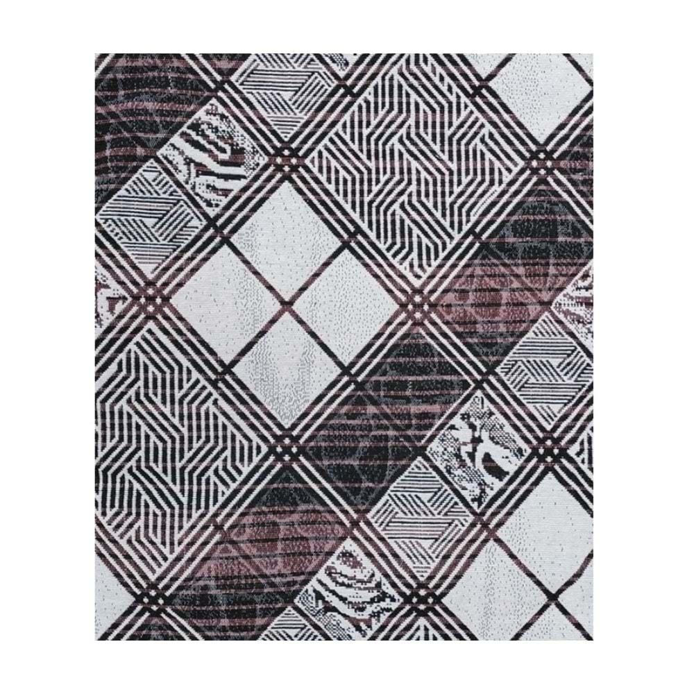 Polo Life Savan 4m2 Pamuklu Lastiksiz Halı Ört, Çok Amaçlı, P iknik Ört (170x245)-Kareli Pudra