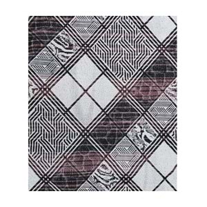 Polo Life Savan 4m2 Pamuklu Lastiksiz Halı Ört, Çok Amaçlı, P iknik Ört (170x245)-Kareli Pudra