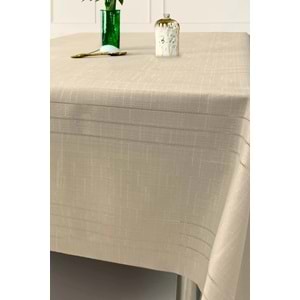 Beytuğ Golden Laurel Tablec Loths Masa Örtüsü 150*220 Bej