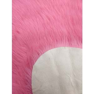 Giz Home Uzun Tüylü Post Halı (70x105)-Pembe