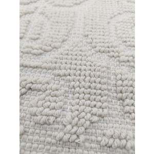 Pamuklu Bukle Lüks Kilim (140x200)-Spiral Krem