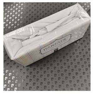 Hanzade %100 Pamuk Penye Lastikli Çift Kişilik Çarşaf Seti (160x200+30) - Beyaz