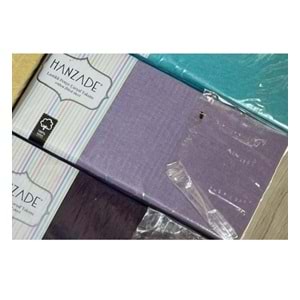 Hanzade %100 Pamuk Penye Lastikli Çift Kişilik Çarşaf Seti (160x200+30)-