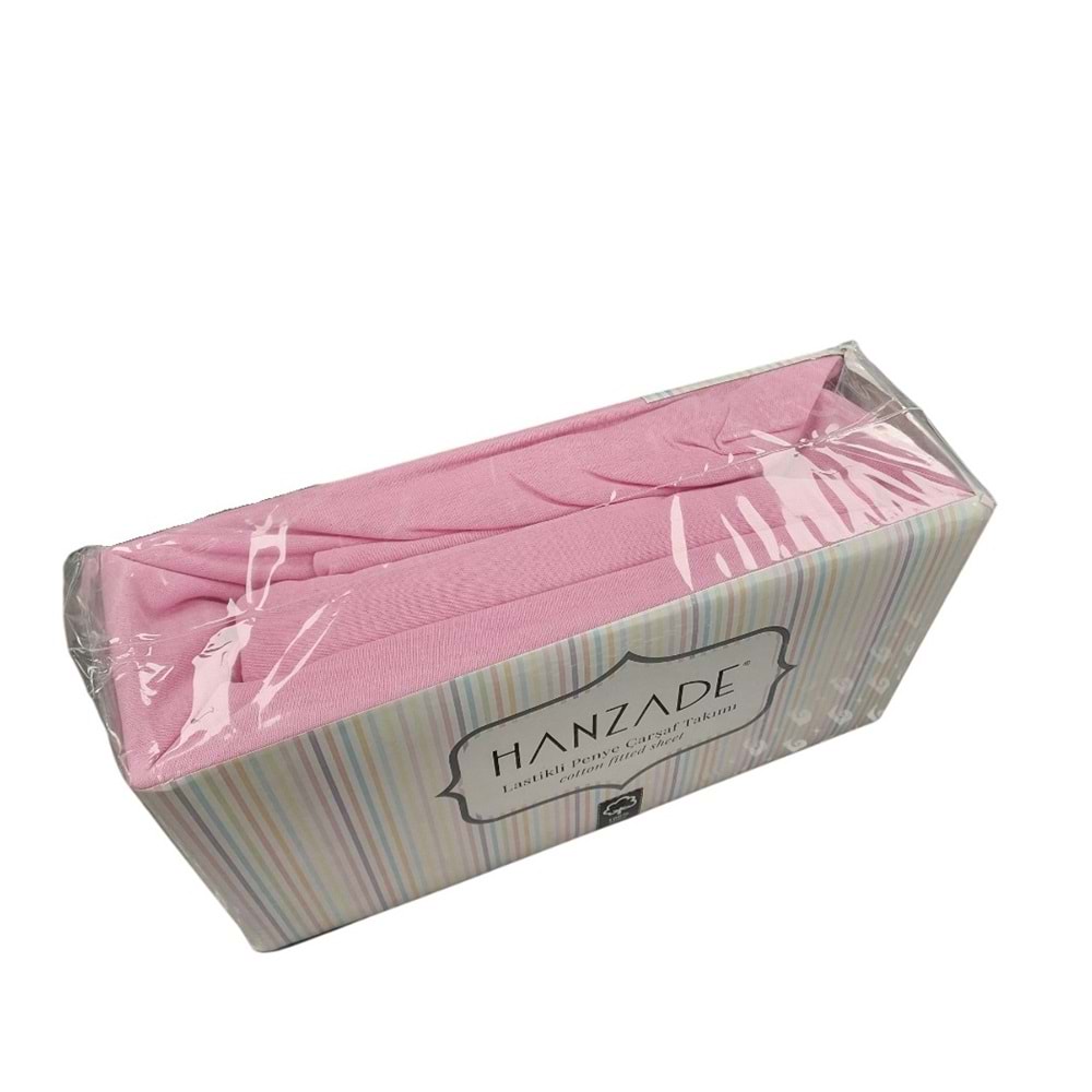 Hanzade %100 Pamuk Penye Lastikli Çift Kişilik Çarşaf Seti (160x200+30)-