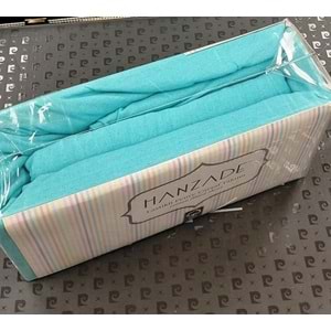 Hanzade %100 Pamuk Penye Lastikli Çift Kişilik Çarşaf Seti (160x200+30)-