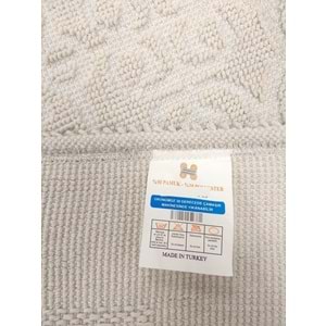 Pamuklu Bukle Lüks Kilim (40x60)-Spiral Krem