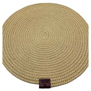 4 Adet Hasır Görünümlü Jüt Supla, Amerikan Servis Lüx Sunum Tabak Altlığı