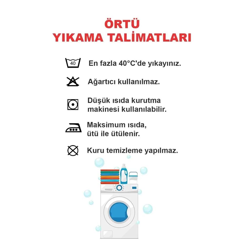 Alinda Pamuklu Kaymaz Terletmez Koltuk Örtüsü (170x230) - Hardal