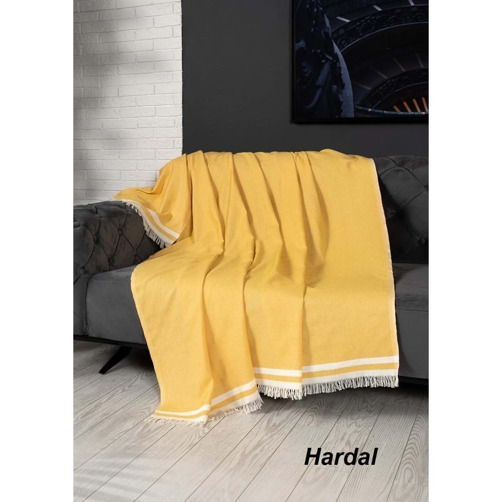 Alinda Pamuklu Kaymaz Terletmez Koltuk Örtüsü (170x230)
