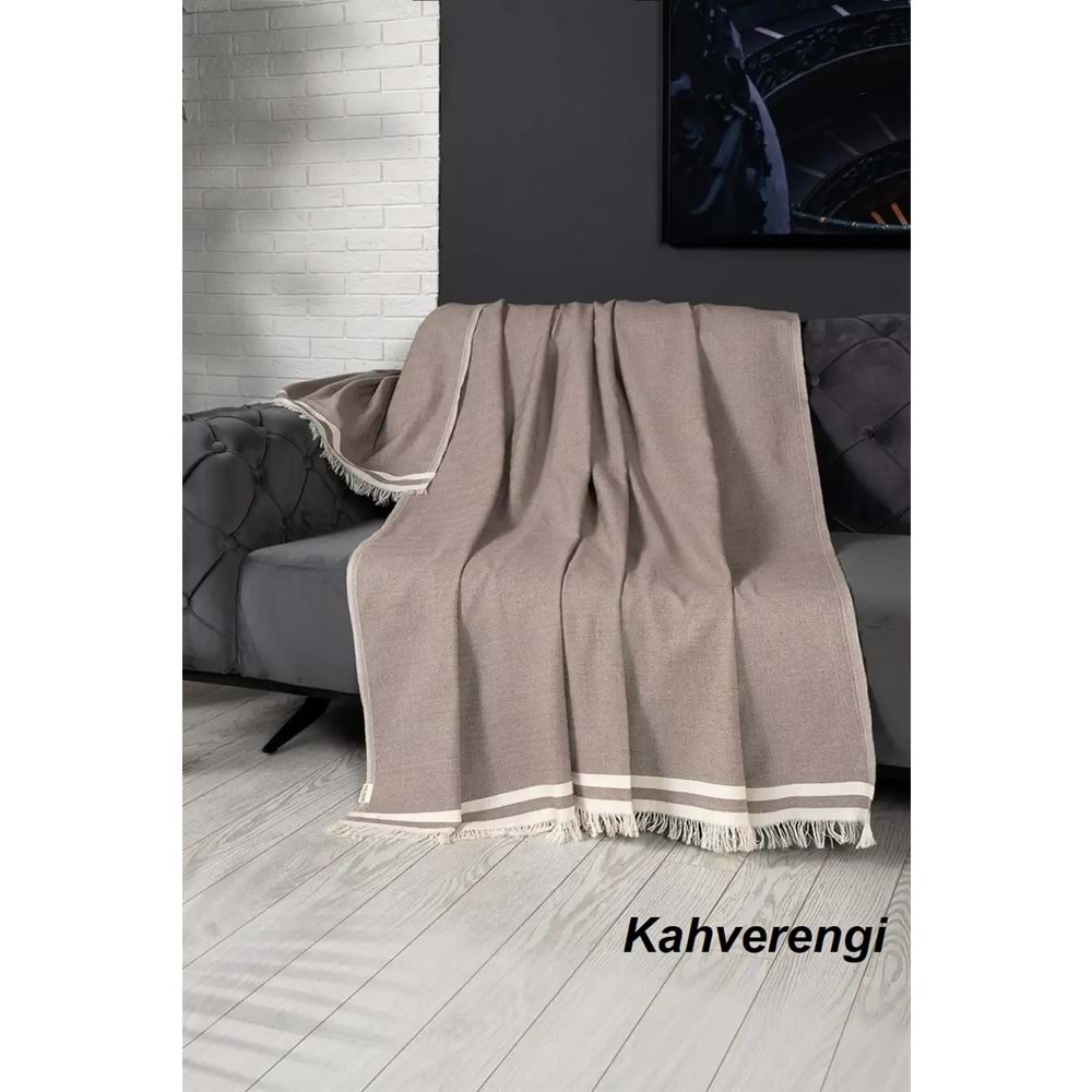 Alinda Pamuklu Maxi Boy Kolları Kapatan Kaymaz Terletmez Koltuk Örtüsü (170x300)