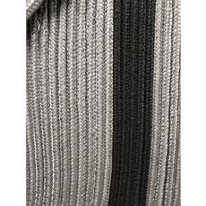 Jüt Hasır 2li Banyo Seti Paspas Takımı-Gri Ortası Siyah