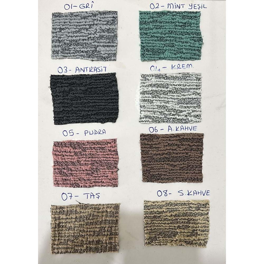 Altın Kelebek Jakarlı Streç Kaplama Maxi Takım Koltuk Örtüsü (3+3+1+1)-Krem