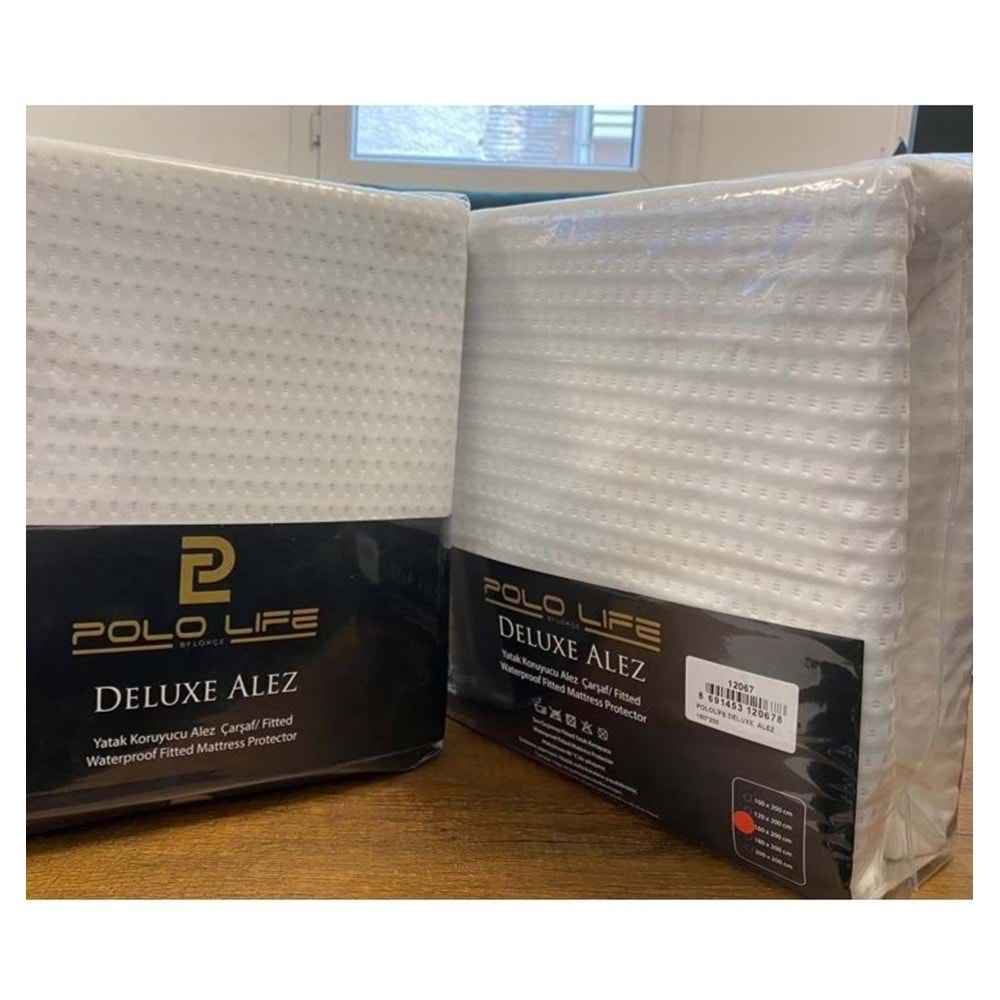 Polo Life Jakarlı Örme Kumaş Delux Full Lastikli Sıvı Geçirmez Çift Kişilik Alez (160x200)