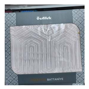 Özdilek Prestige Kalın Embos Çift Kişilik Battaniye (220x240)-Kristal Gri Yeni