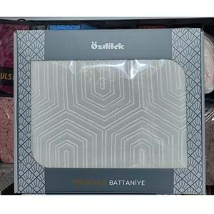 Özdilek Prestige Kalın Embos Çift Kişilik Battaniye (220x240)-Gri Yeni