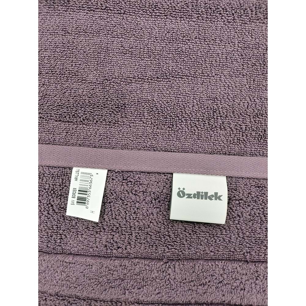 Özdilek Svv Border Kalın & Yumuşak Mutfak Havlusu (33x33) - Orchid (Orkide Lilası)