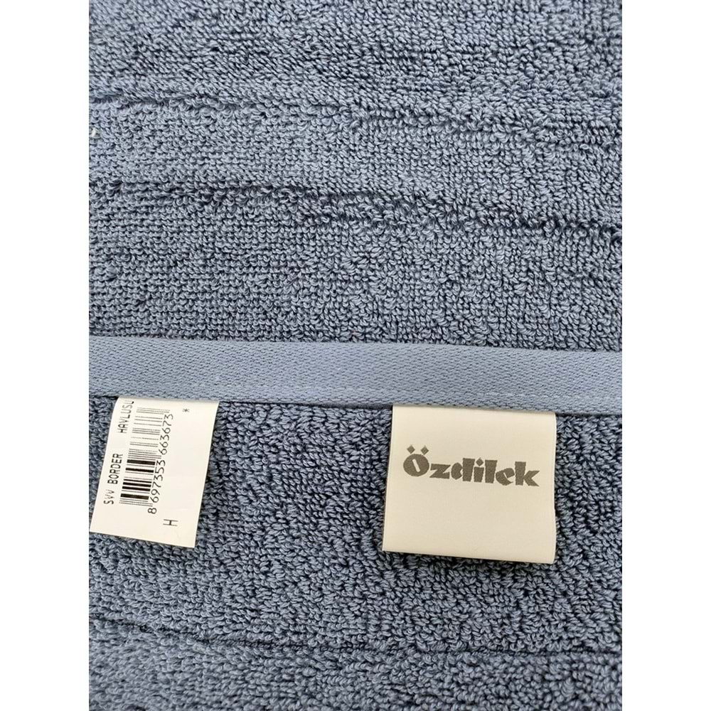 Özdilek Svv Border Kalın & Yumuşak Mutfak Havlusu (33x33) - Orchid (Orkide Mavisi)