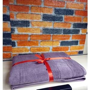 Özdilek Svv Border Orta Boy Banyo Havlusu (76x147) - Orchid (Orkide Lilası)