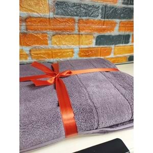 Özdilek Svv Border Orta Boy Banyo Havlusu (76x147) - Orchid (Orkide Lilası)