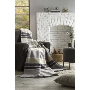 Özdilek Çift Kişilik Pamuk Battaniye (180x220)-Linear