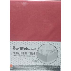 Özdilek Colourist Fitted Lastikli Tek Kişilik Çarşaf Seti (100x200)-K.Mercan