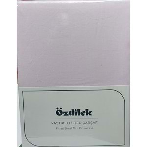 Özdilek Colourist Fitted Lastikli Tek Kişilik Çarşaf Seti (100x200)-Pudra