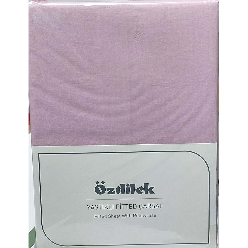 Özdilek Colourist Fitted Lastikli Tek Kişilik Çarşaf Seti (100x200)-Rose