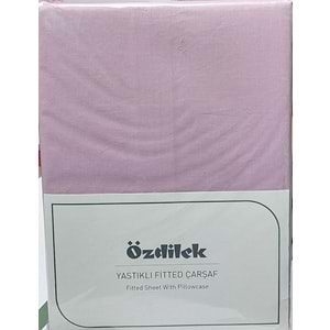 Özdilek Colourist Fitted Lastikli Tek Kişilik Çarşaf Seti (100x200)-Rose