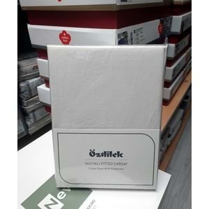 Özdilek Colourist Fitted Lastikli Tek Kişilik Çarşaf Seti (100x200)-Vanilya