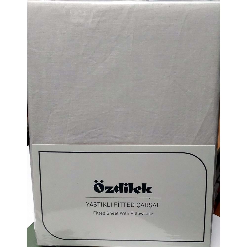 Özdilek Colourist Fitted Lastikli Tek Kişilik Çarşaf Seti (100x200)-Vanilya