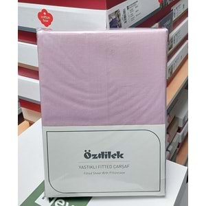 Özdilek Colourist Fitted Lastikli Çift Kişilik Çarşaf Seti (160x200)-Pudra
