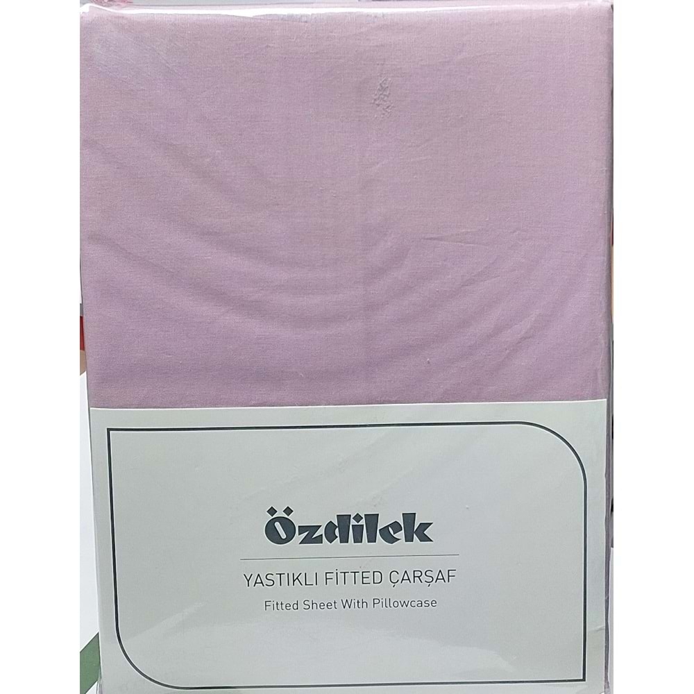 Özdilek Colourist Fitted Lastikli Çift Kişilik Çarşaf Seti (160x200)-Rose