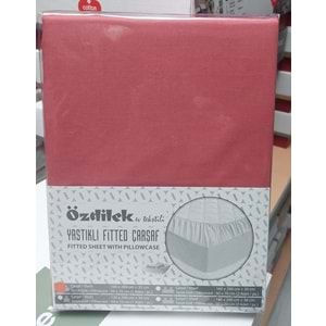 Özdilek Colourist Fitted Lastikli Battal Çift Kişilik Çarşaf Seti (180x200)-K.Mercan
